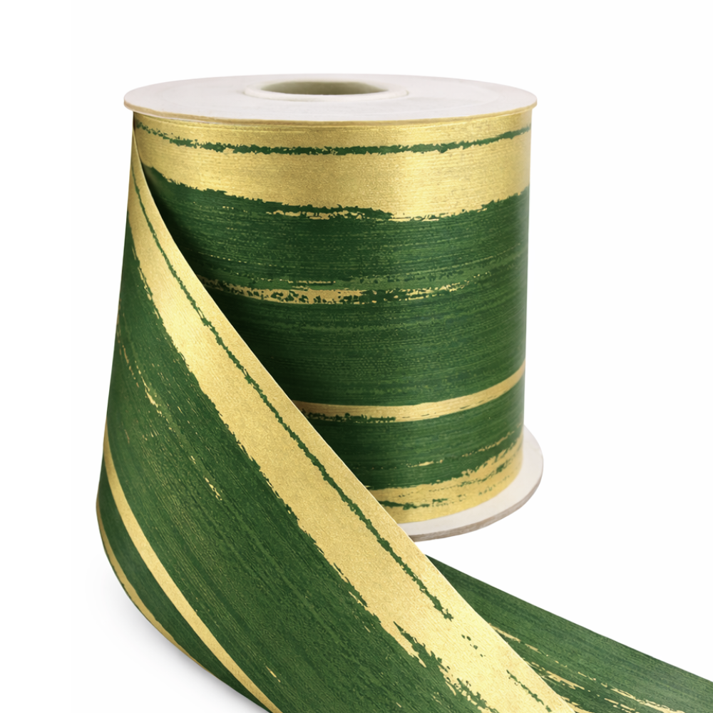 4.25" Faux Leaf Wrap - Variegated Gold LW4VGLF